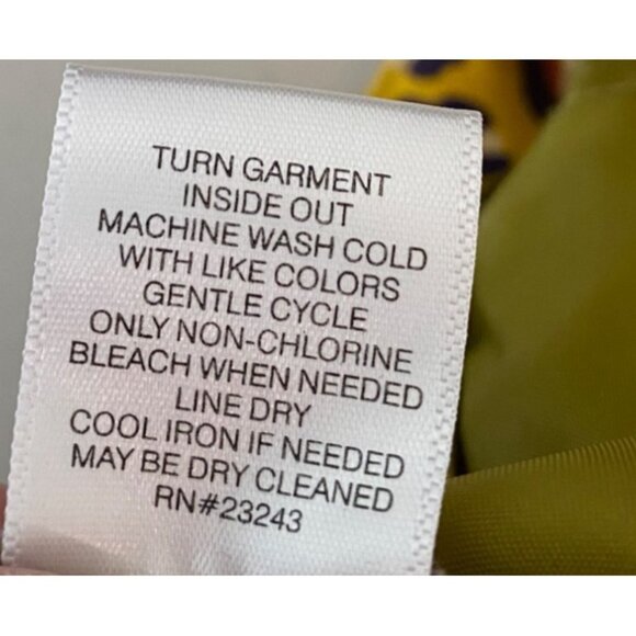 7th Ave Design Studio Yellow Leopard Print Pants Cotton & Spandex Size 2 - Picture 5 of 11